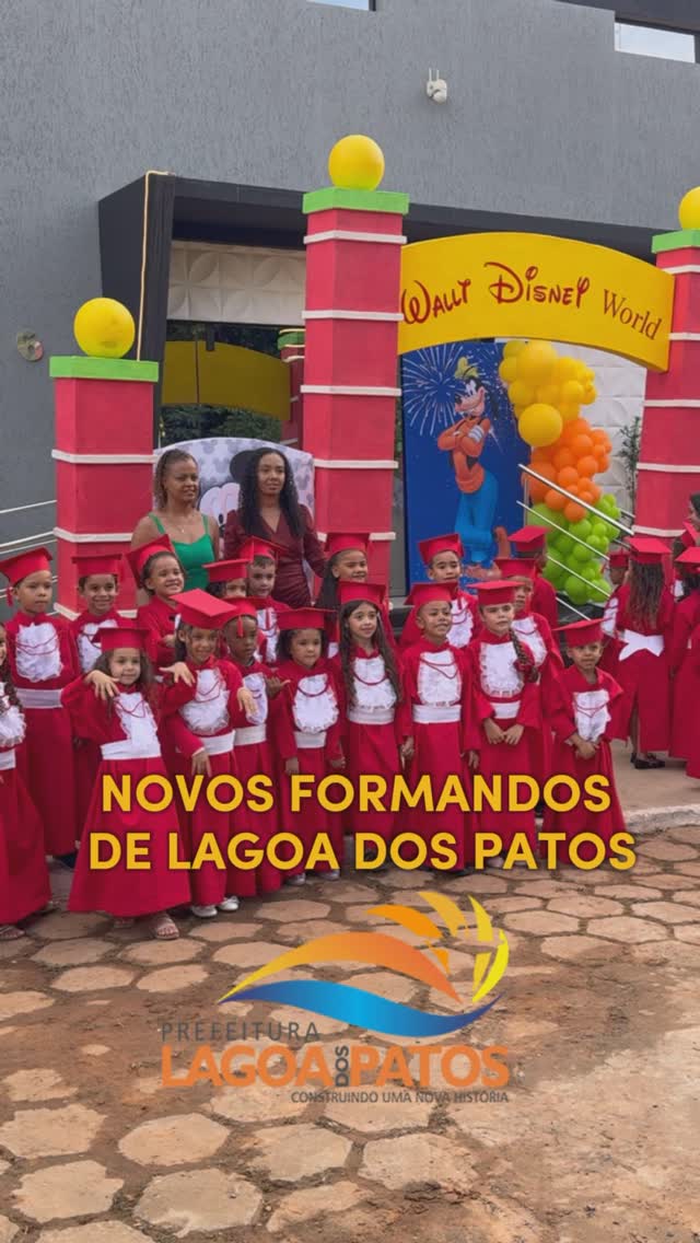 Formatura da Educação infantil 2024 em Lagoa dos Patos MG