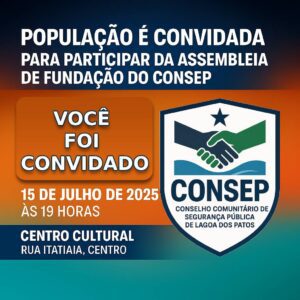 População é Convidada para Participar da Assembleia de Fundação do CONSEP em Lagoa dos Patos – MG