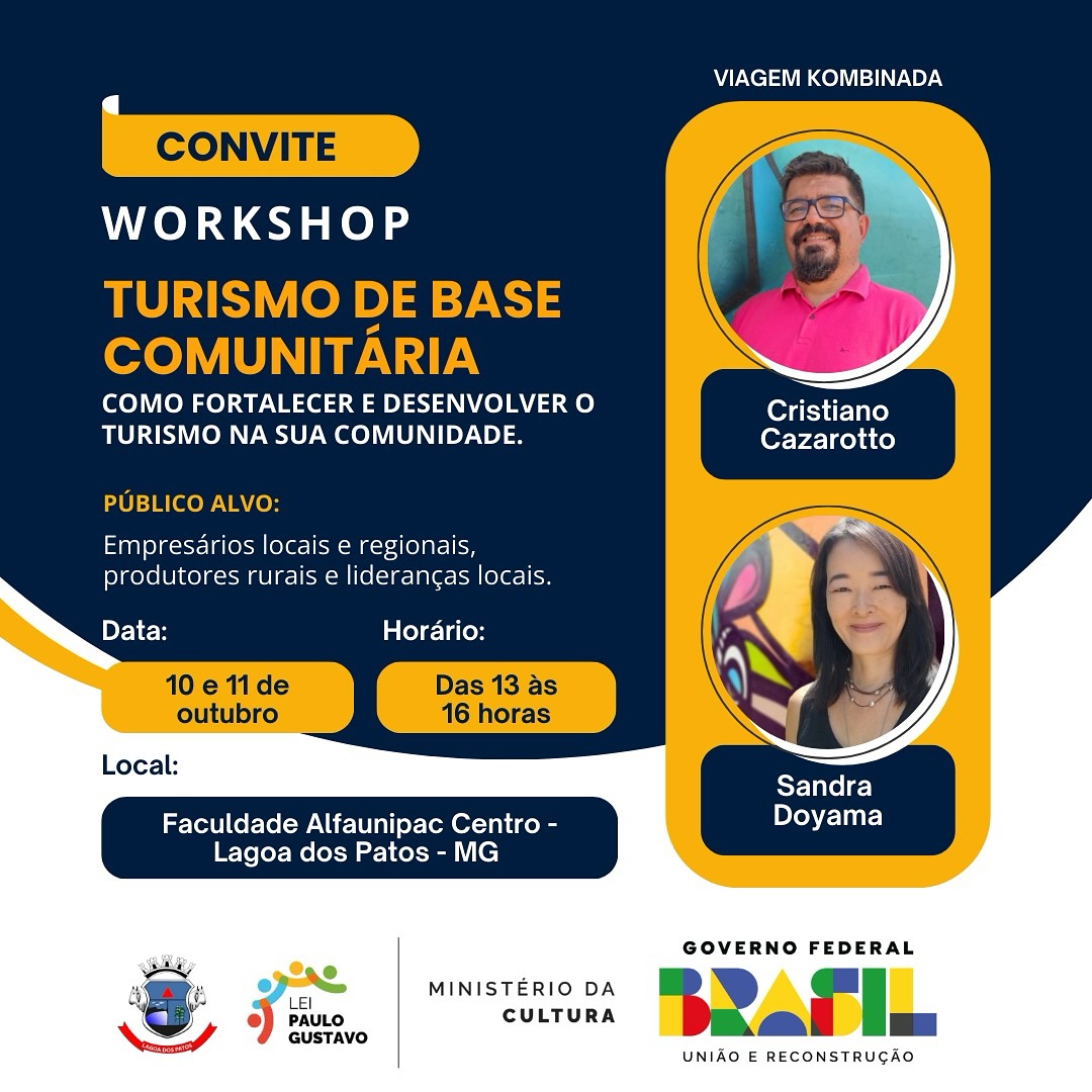 Workshop de Turismo de Base Comunitária (TBC) com quem vive o Turismo 24 horas por dia