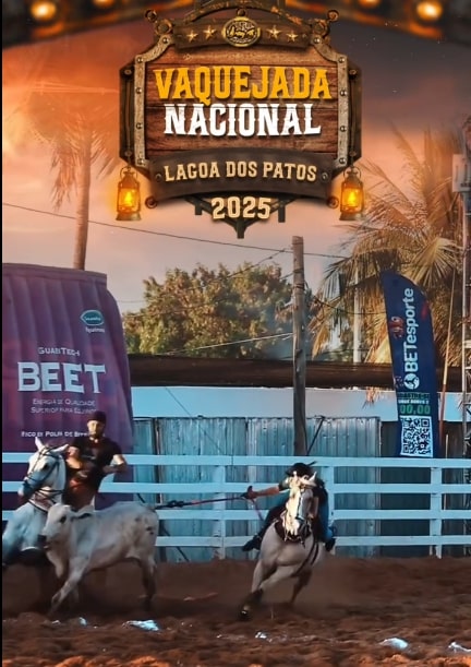 Premiação histórica e cinco categorias para todos os estilos de vaqueiro na Vaquejada Nacional de Lagoa dos Patos MG 2025